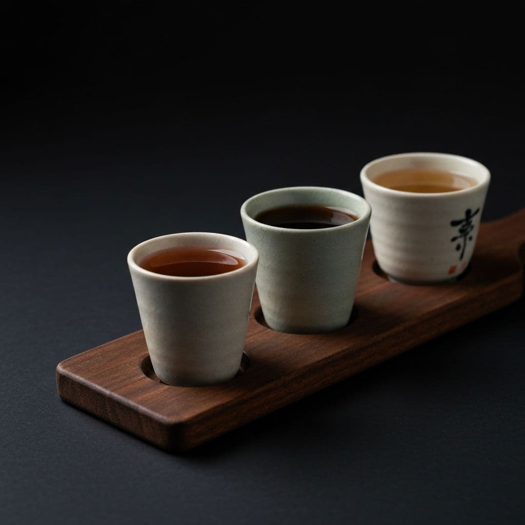 3-glass tasting flight stand
